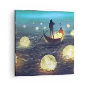 Canvastavla - Bild på duk - Saker som filosoferna inte drömt om - 50x50 cm