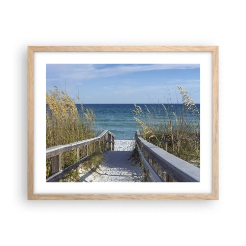 Affisch i ram av ljusek - I solen, i vinden - 50x40 cm