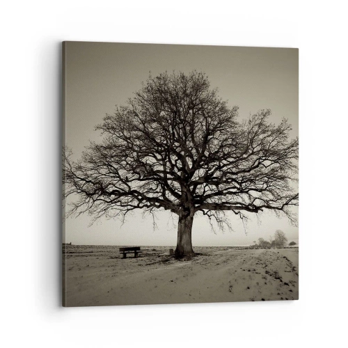 Canvastavla - Bild på duk - Härifrån till evighet - 70x70 cm