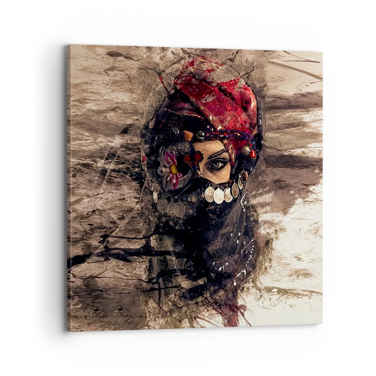 Canvastavla - Bild på duk - Minst intrigerande - 70x70 cm