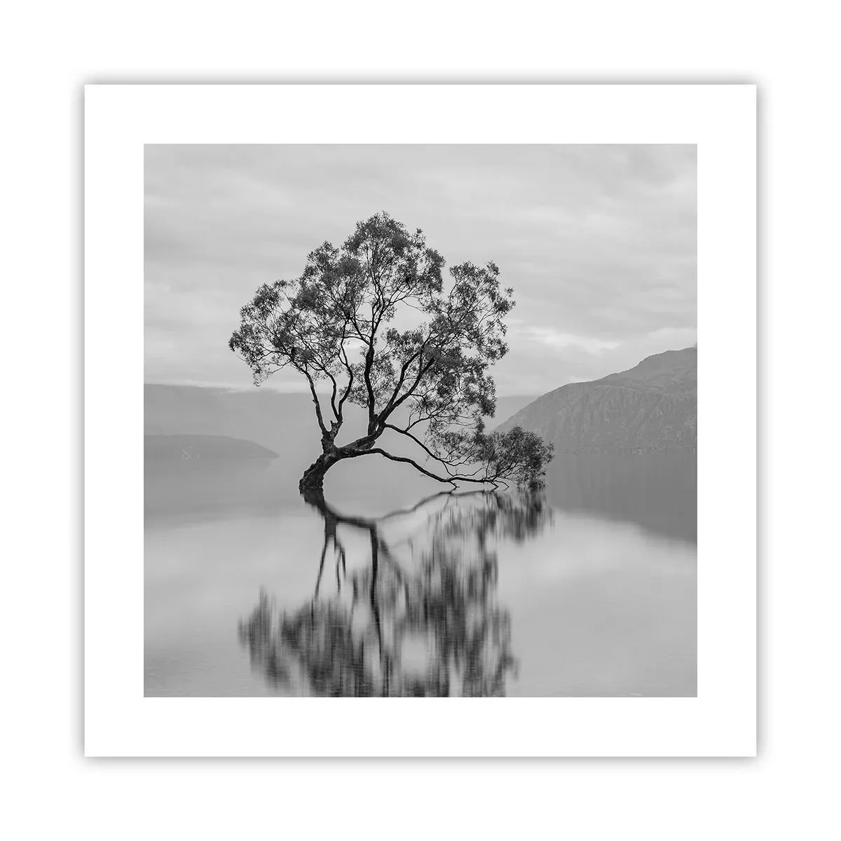 Affisch - Det finns ett land - 40x40 cm