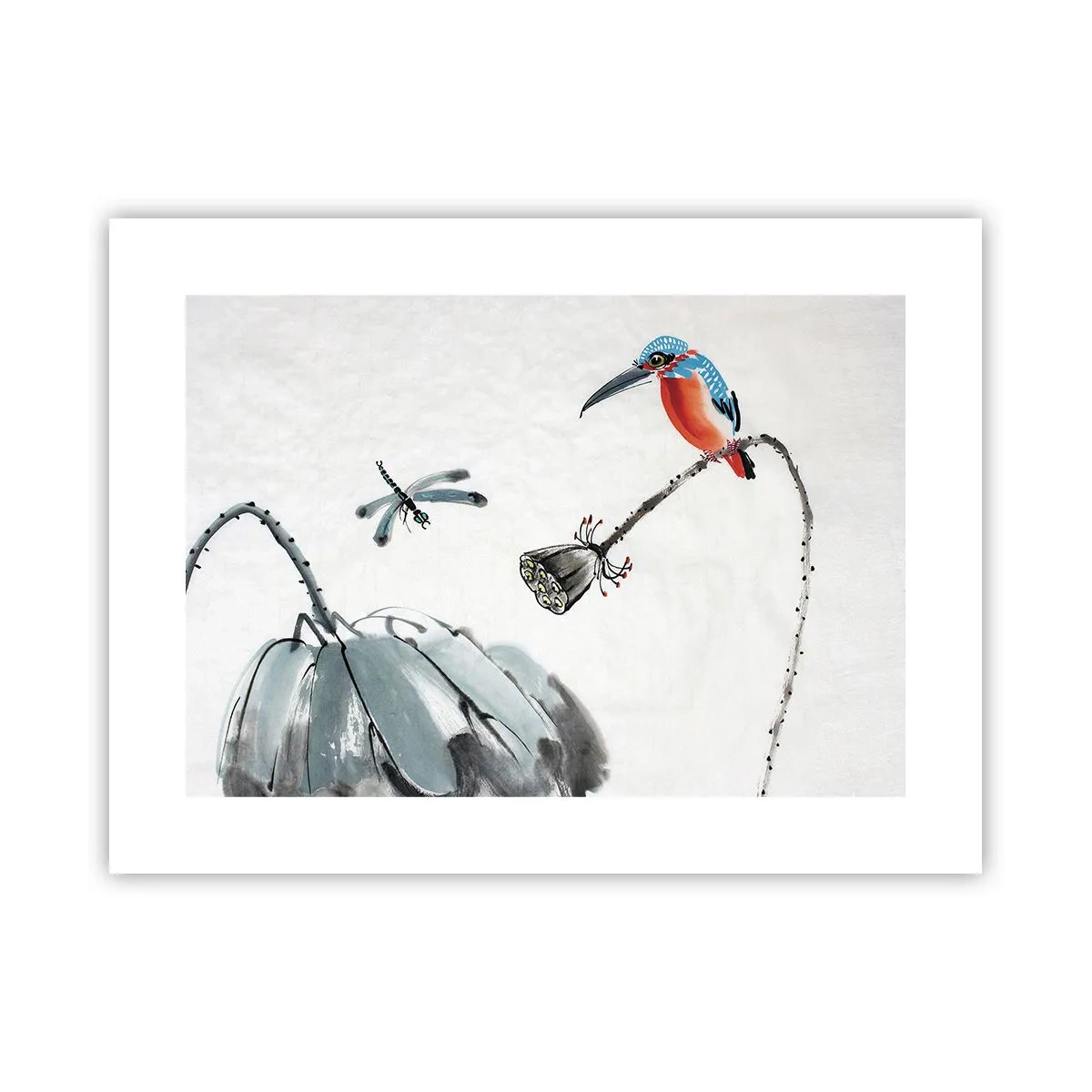 Affisch - Ängens liv - 40x30 cm