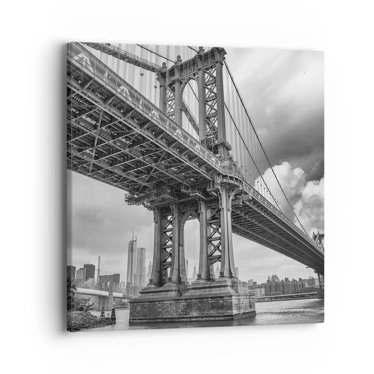 Canvastavla - Bild på duk - Till stadens hjärta - 40x40 cm