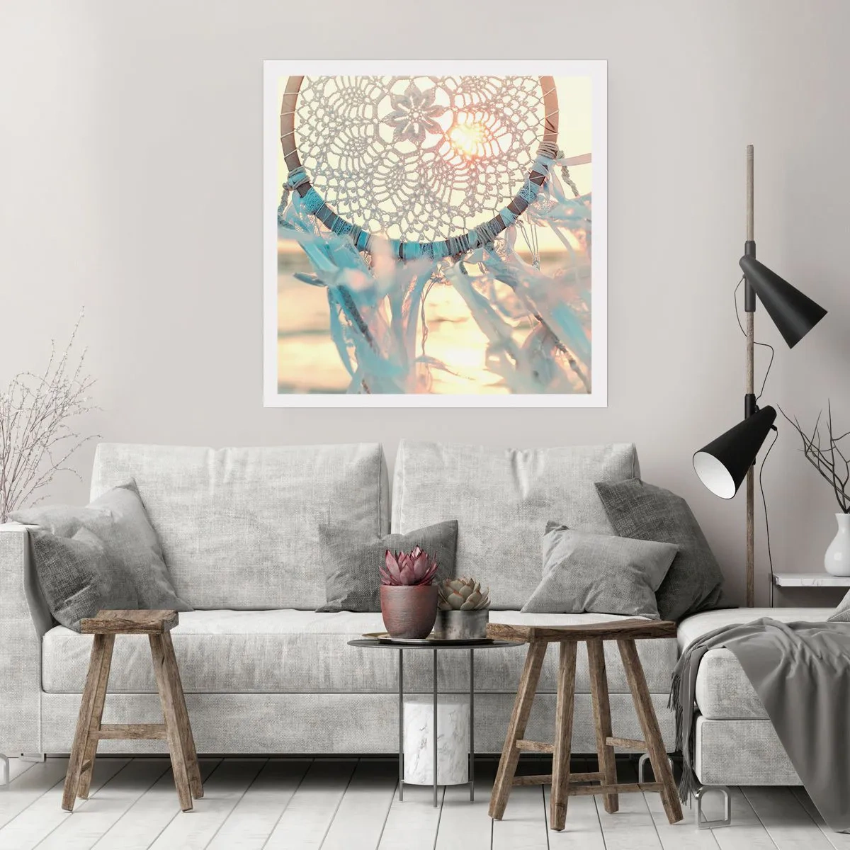 Affisch - Spetstotem - 60x60 cm