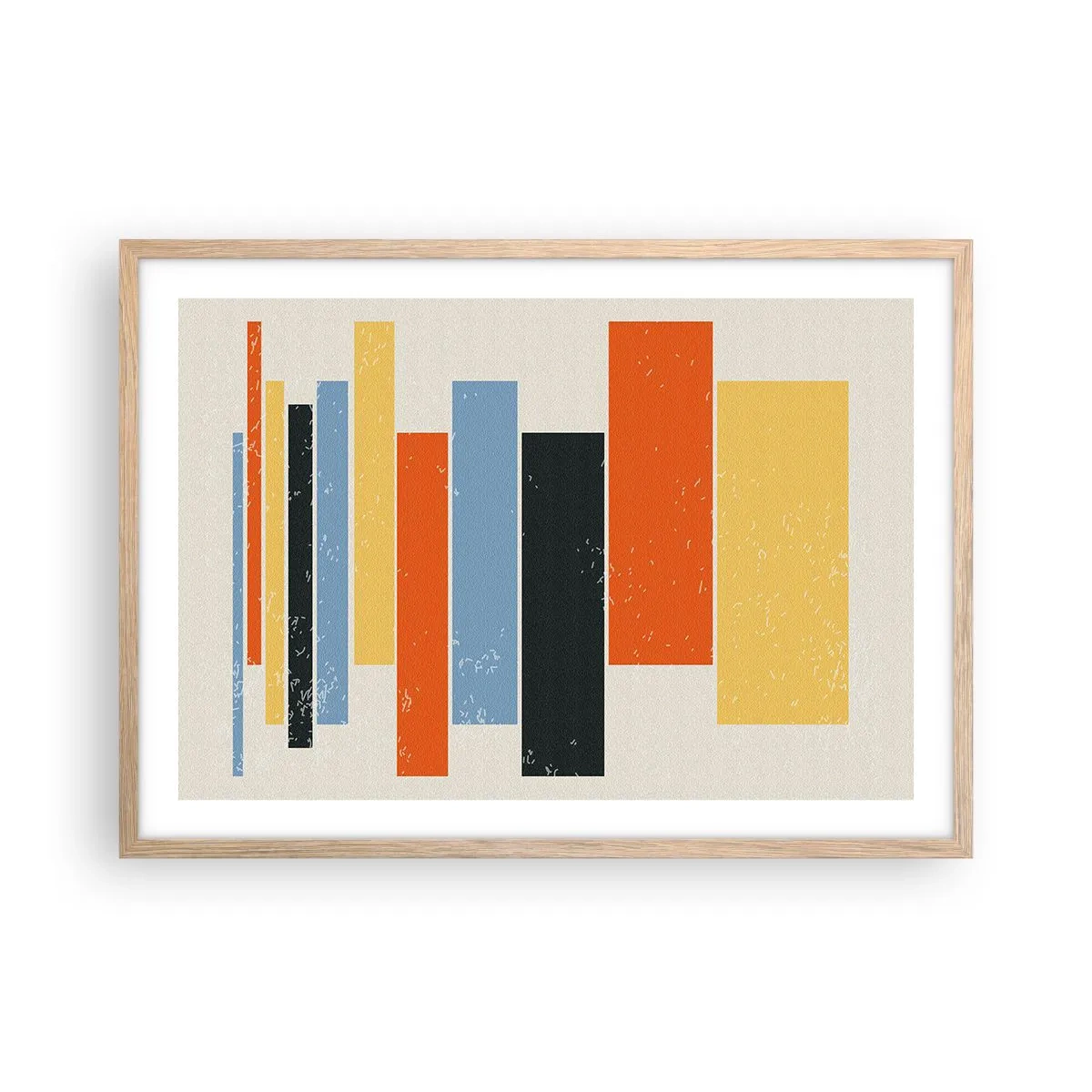 Affisch i ram av ljusek - Inspelning av musik - 70x50 cm