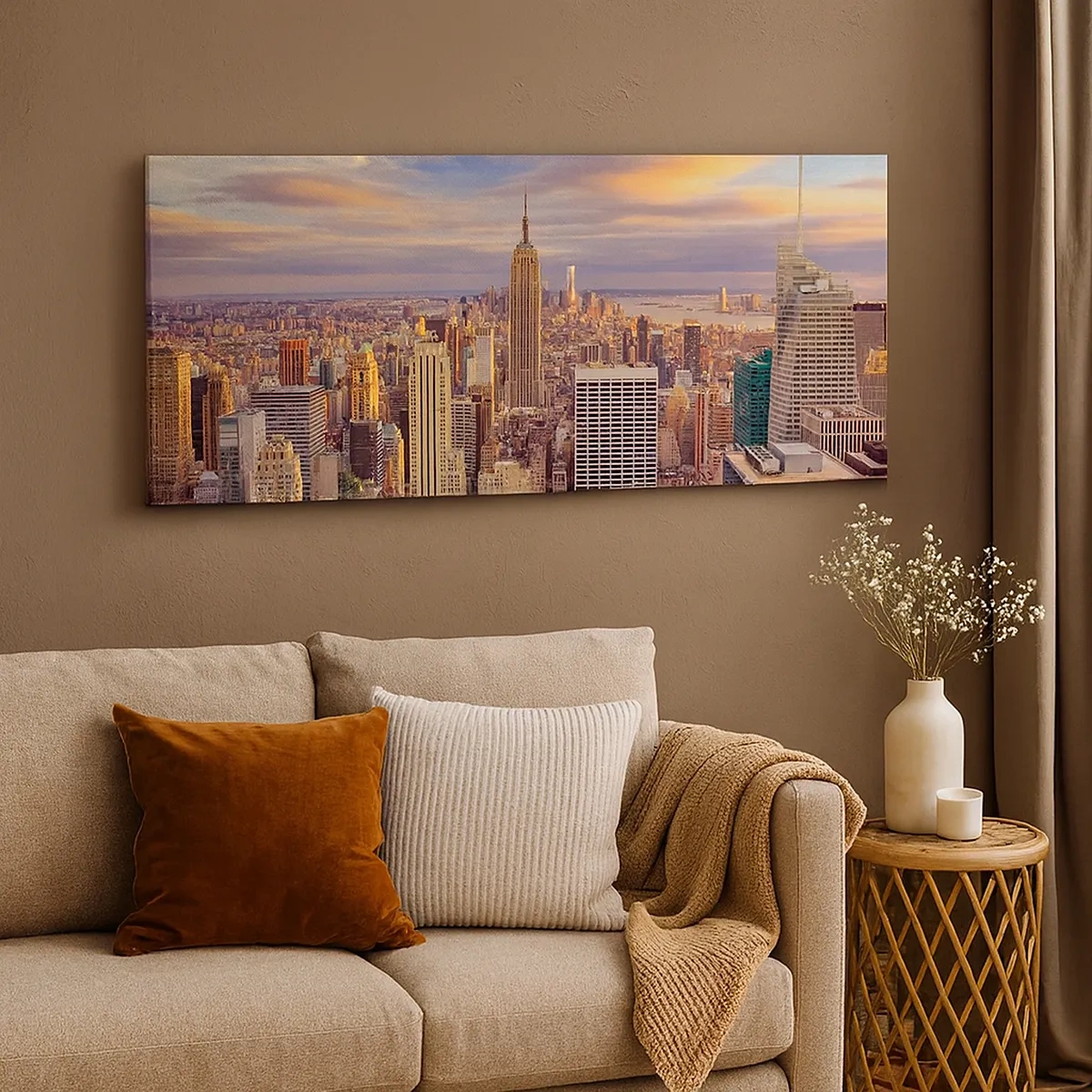 Canvastavla - Bild på duk - Nå ut till molnen - 30x30 cm