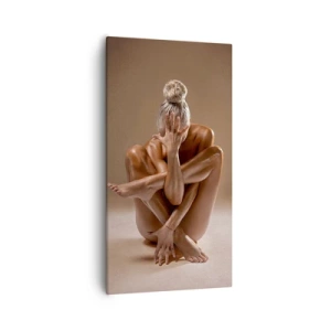 Canvastavla - Bild på duk - Kroppens och själens enighet - 55x100 cm