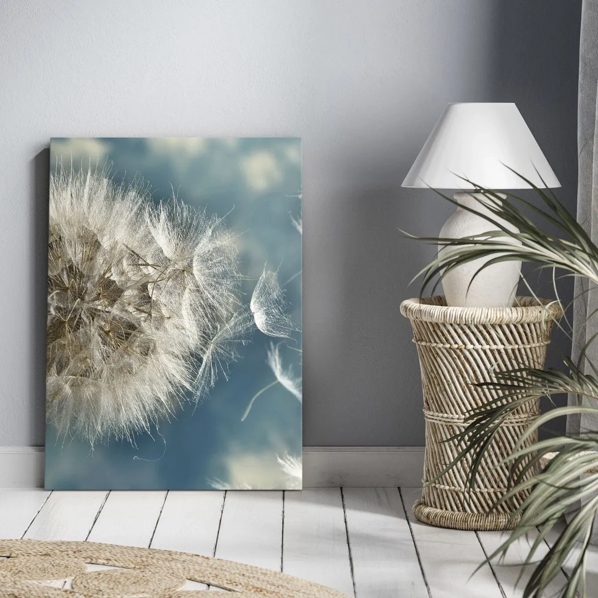 Canvastavla - Bild på duk - Ängelns andetag - 50x70 cm