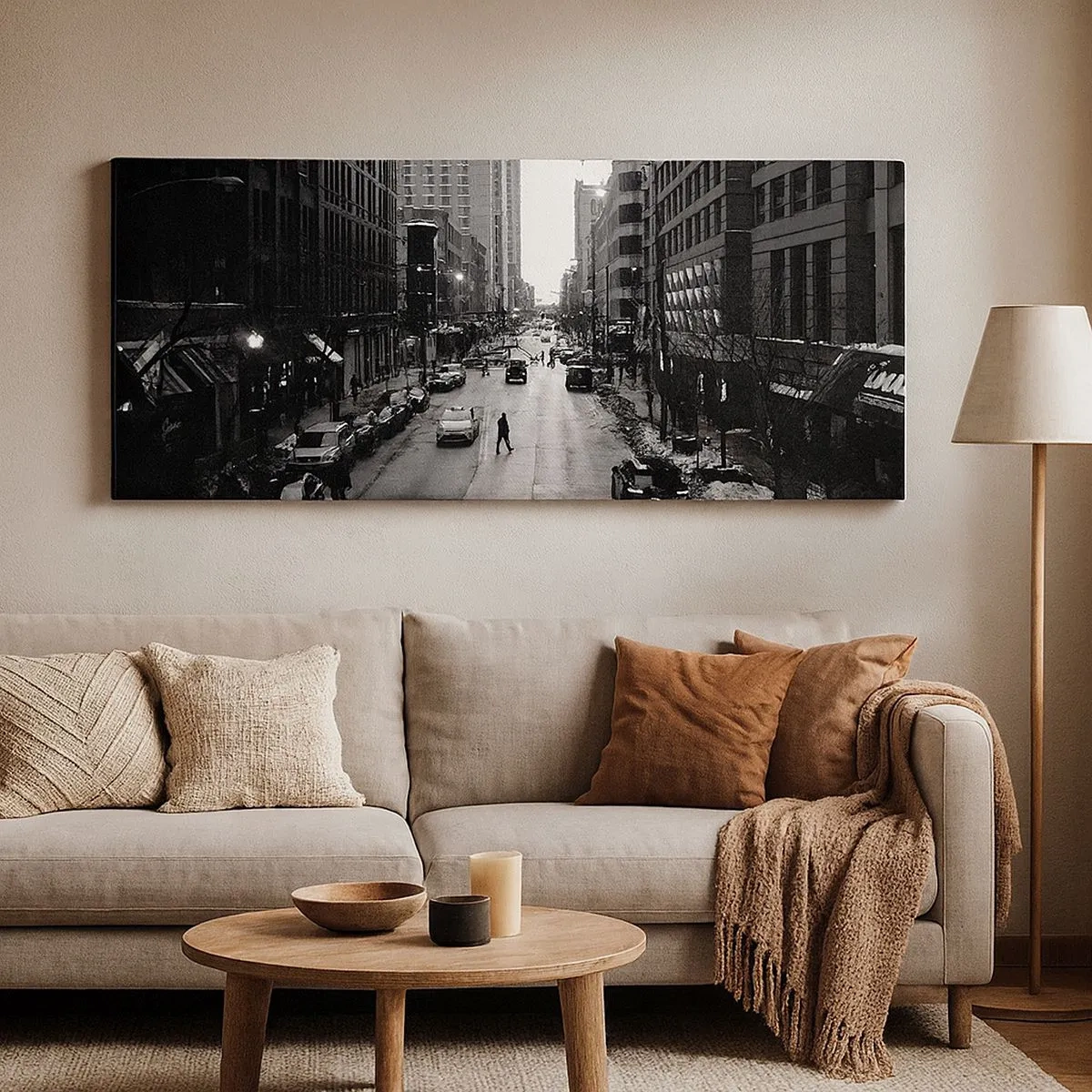 Canvastavla - Bild på duk - Nästa dag som varje dag - 100x40 cm