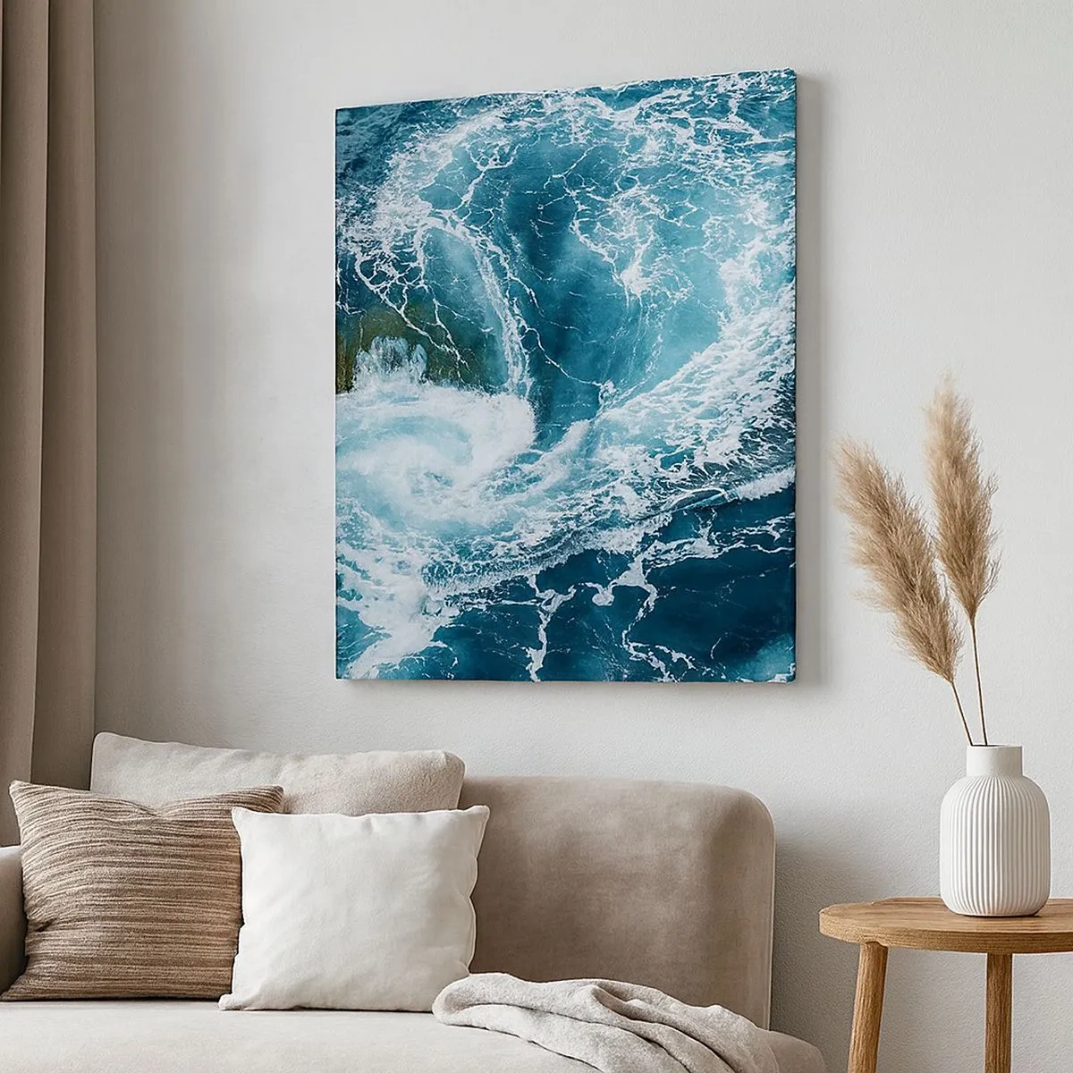 Canvastavla - Bild på duk - Porten till jordens inre - 30x30 cm