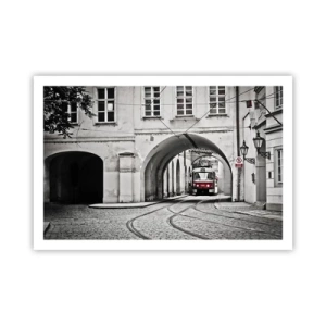 Affisch - Genom stadens labyrint - 91x61 cm