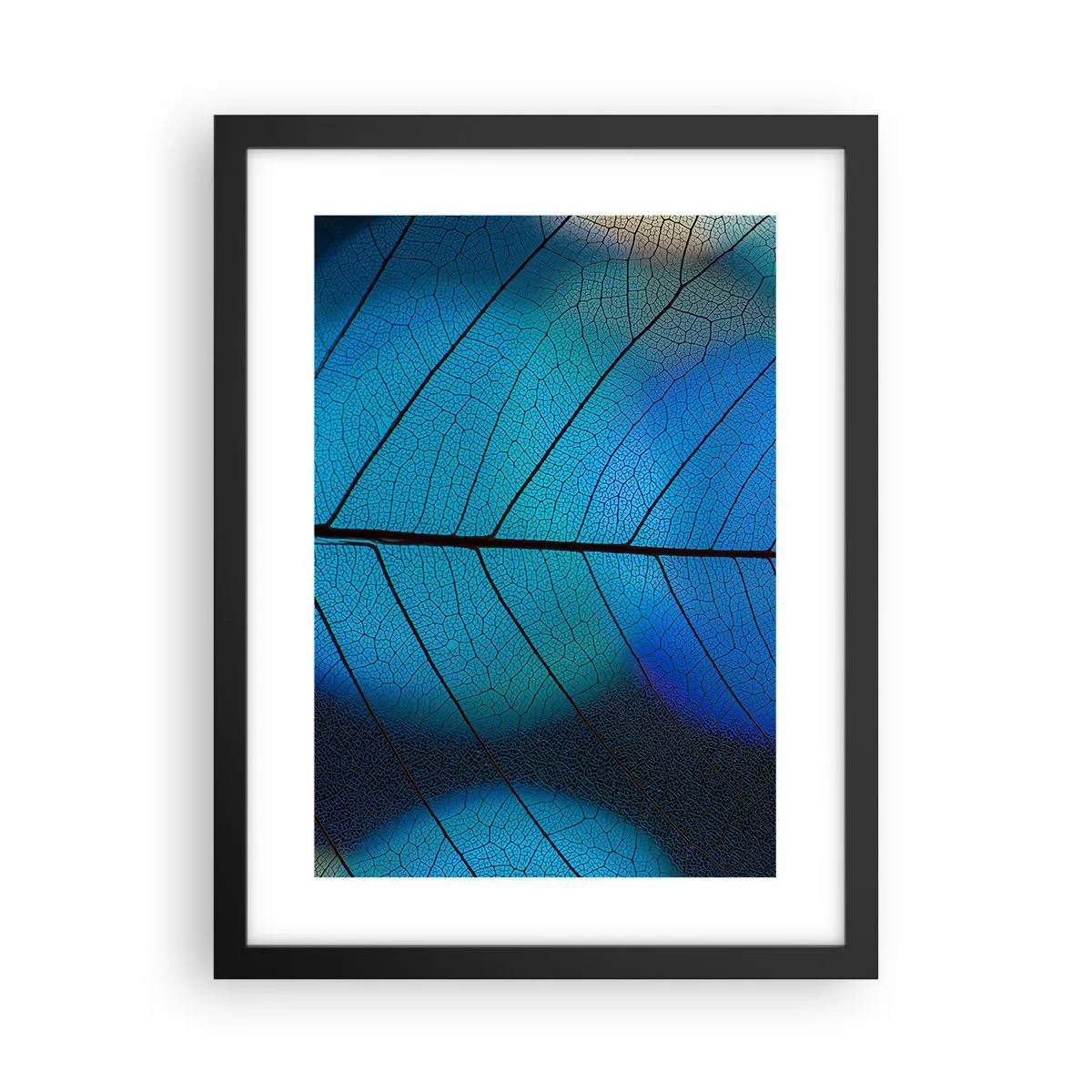 Affisch i svart ram - Invecklad konstruktion - 30x40 cm
