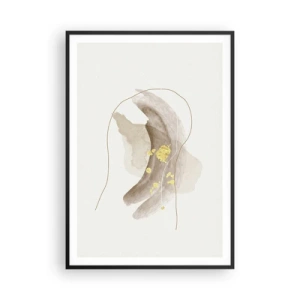 Affisch i svart ram - Träffat i rummet - 70x100 cm