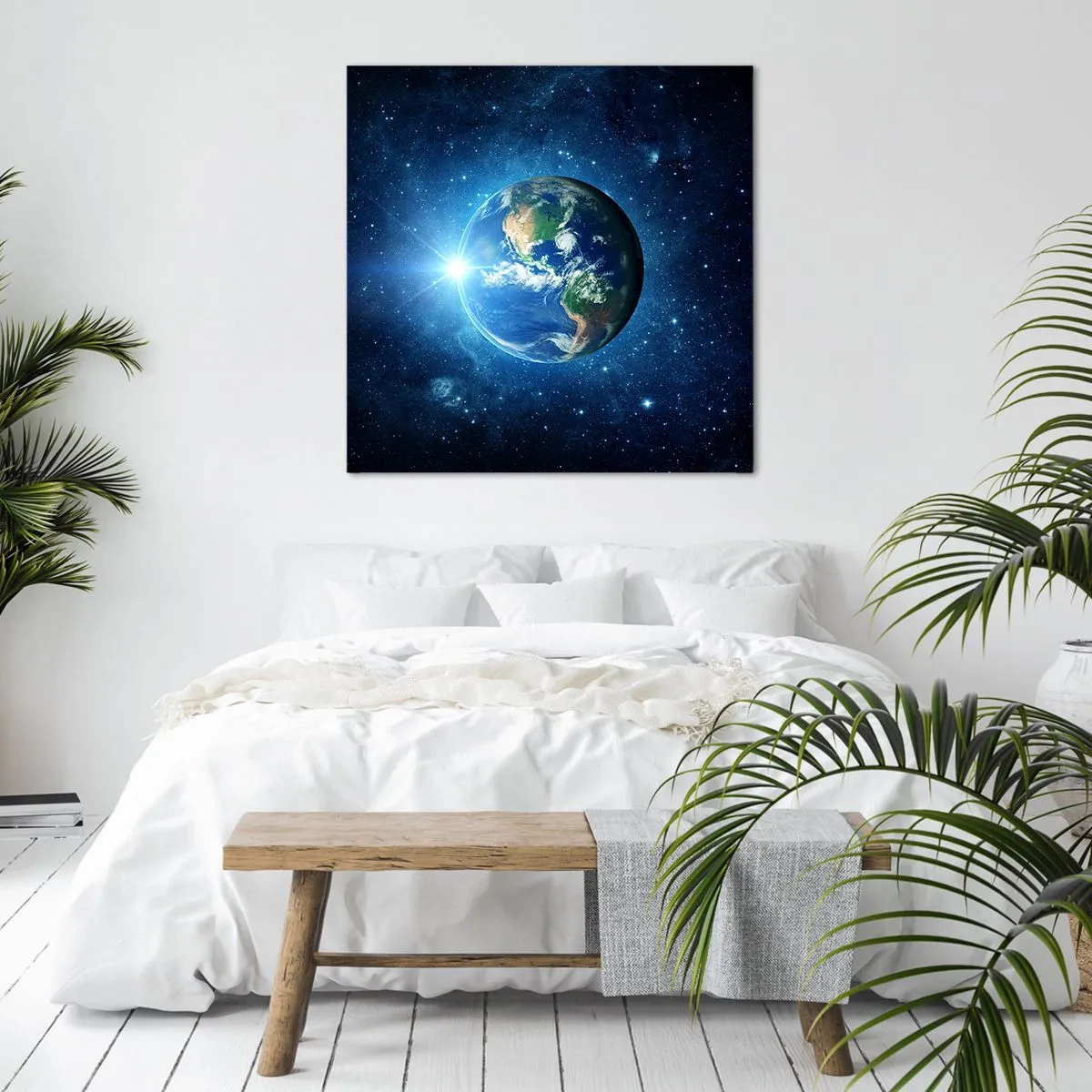 Canvastavla - Bild på duk - Vi är i himlen - 40x40 cm