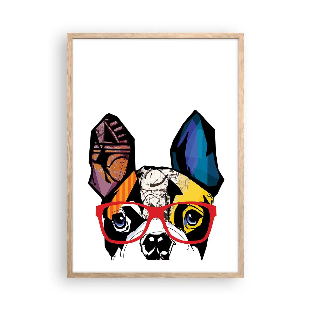 Affisch i ram av ljusek - Intellektuell - 50x70 cm