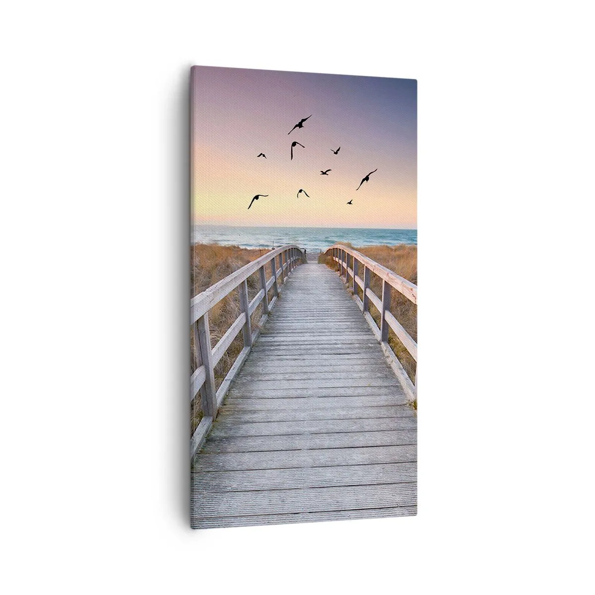 Canvastavla - Bild på duk - Startbana - 55x100 cm