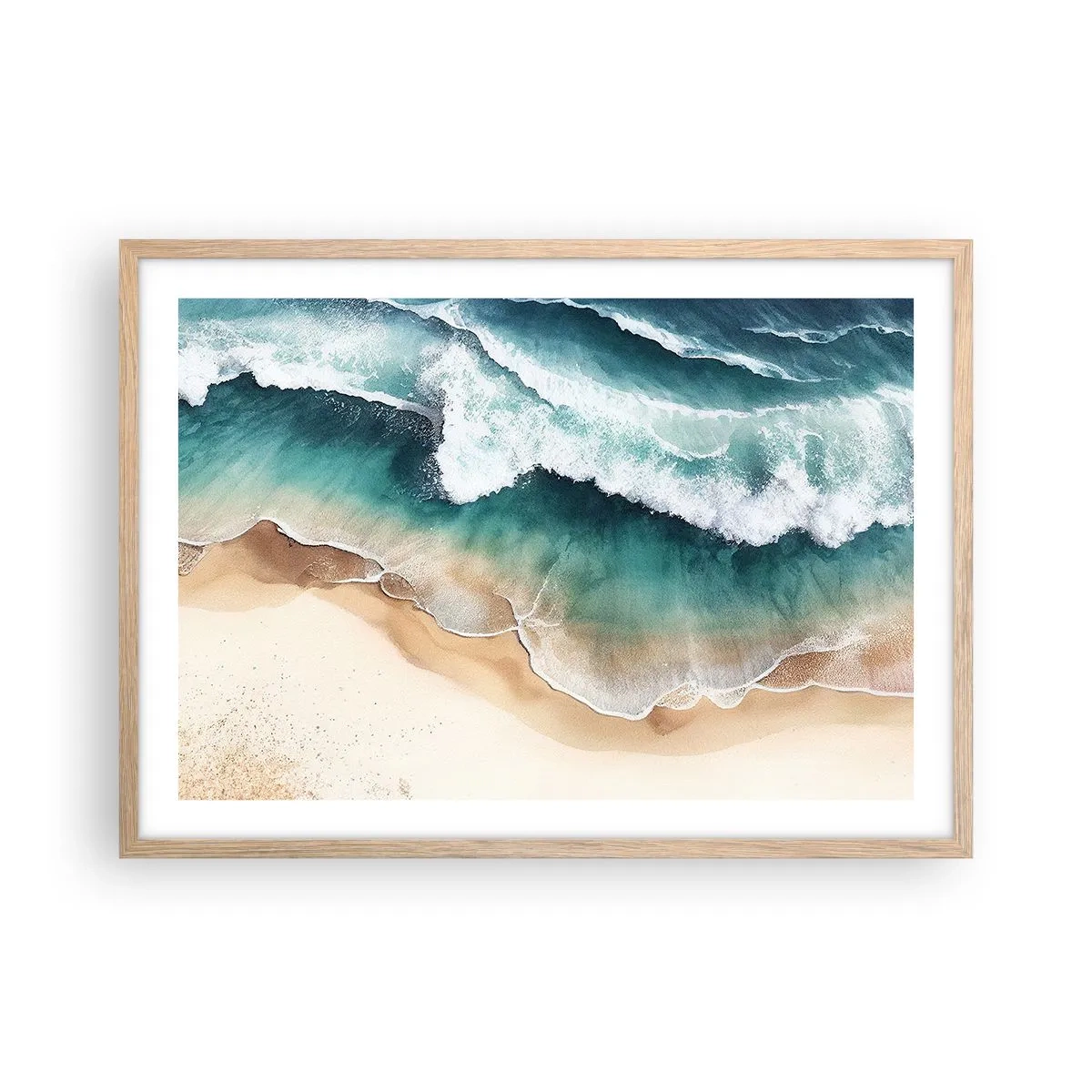 Affisch i ram av ljusek - Ett evigt möte - 70x50 cm