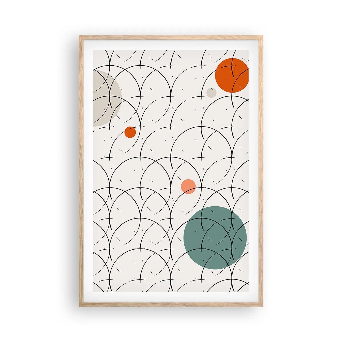 Affisch i ram av ljusek - I popkonstens anda - 61x91 cm