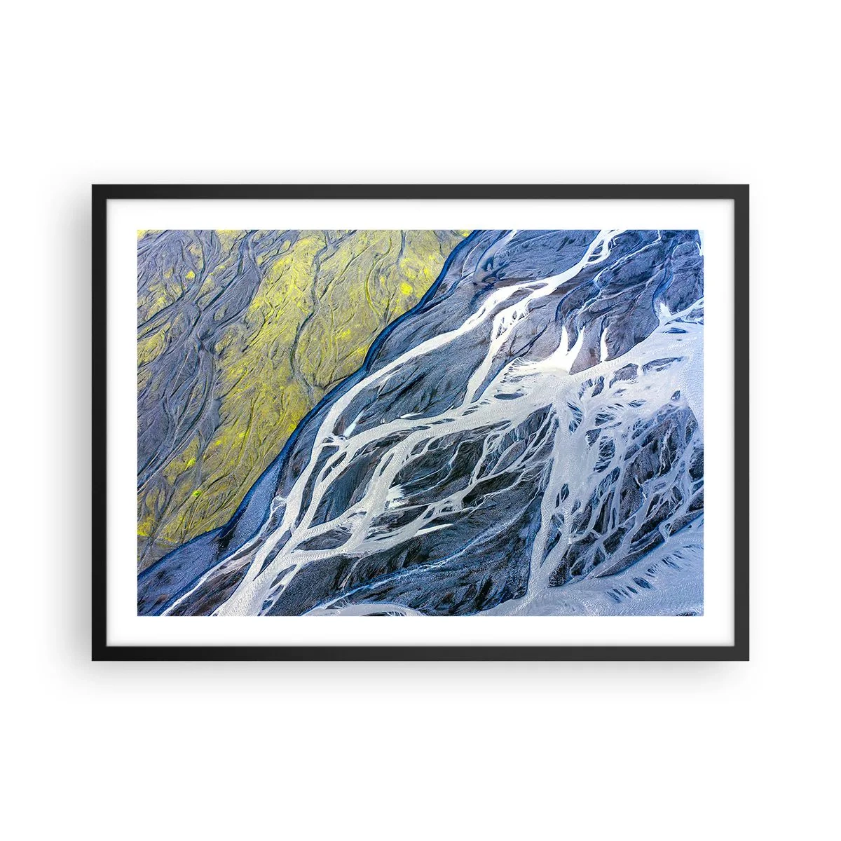 Affisch i svart ram - Naturens grottmålningar - 70x50 cm