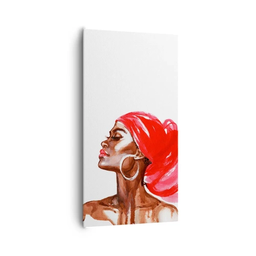 Canvastavla - Bild på duk - ”Vind som vidgar mannens näsborrar” - 65x120 cm