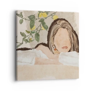 Canvastavla - Bild på duk - Sydlig skönhet - 40x40 cm