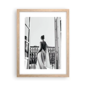 Affisch i ram av ljusek - Sinnen vaknar - 30x40 cm