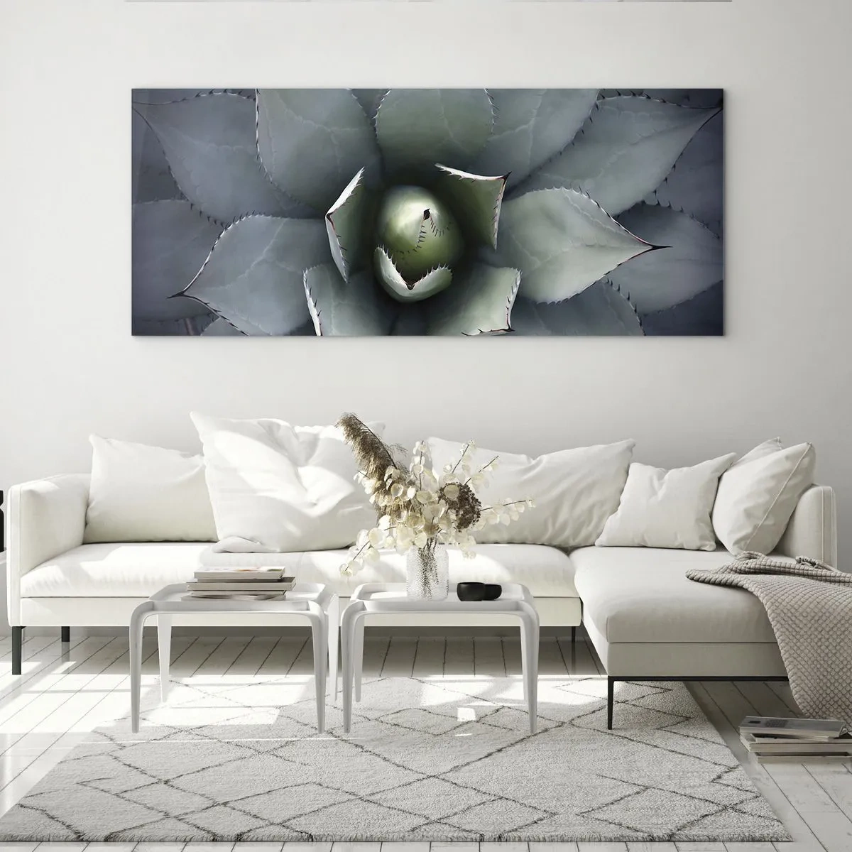 Glastavla - Bild på glas - Lockar och varnar - 120x50 cm