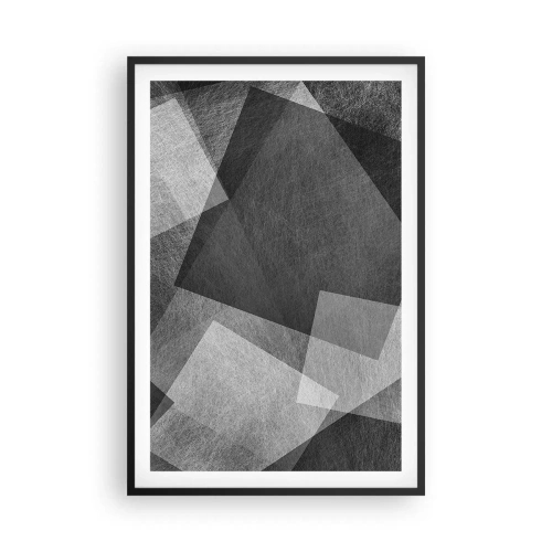 Affisch i svart ram - Den eviga symbolen för hållbarhet och ordning - 61x91 cm