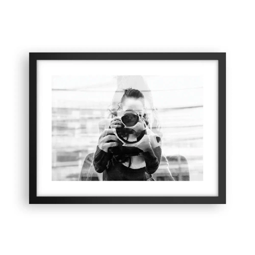 Affisch i svart ram - Skapare och material - 40x30 cm