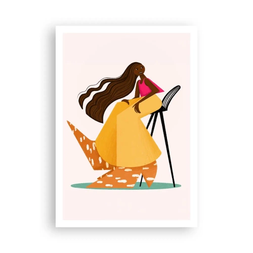 Affisch - Modet är också kul - 70x100 cm