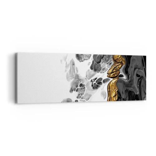 Canvastavla - Bild på duk - Organisk komposition - 90x30 cm
