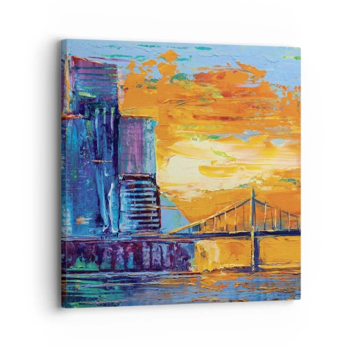 Canvastavla - Bild på duk - Kultur och natur - 30x30 cm