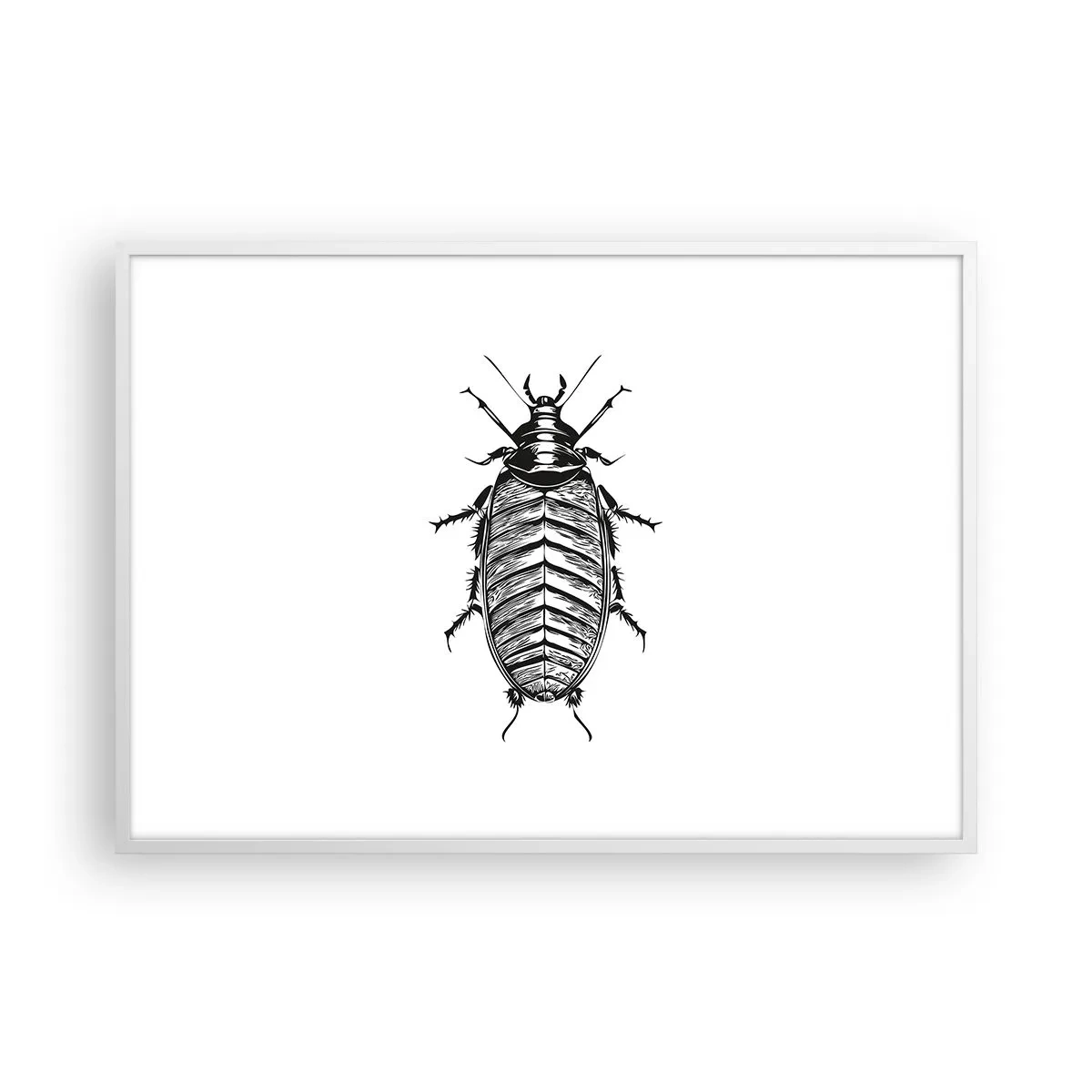 Affisch i vit ram - Vilket exemplar! - 100x70 cm