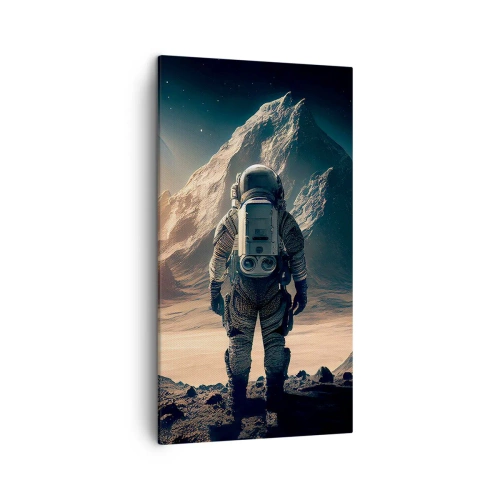 Canvastavla - Bild på duk - En ny utmaning - 45x80 cm