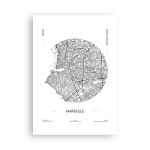 Affisch - Marseilles anatomi - 70x100 cm