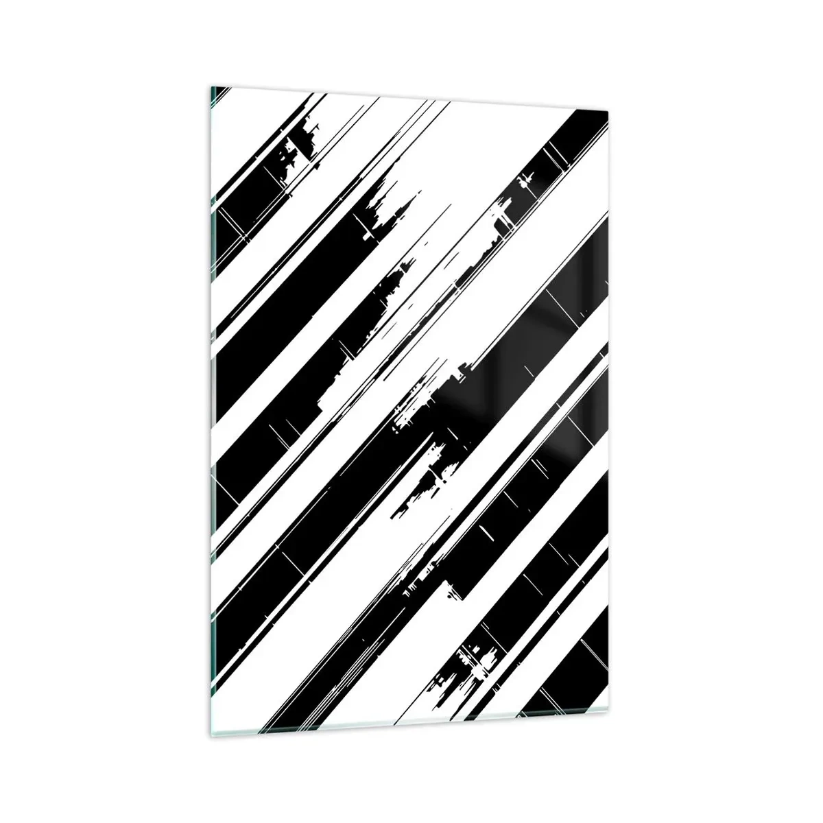 Glastavla - Bild på glas - Intensiv och dynamisk komposition - 80x120 cm