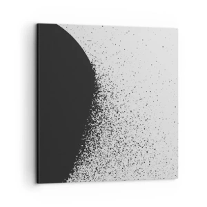 Canvastavla - Bild på duk - Partiklarnas rörelse - 60x60 cm