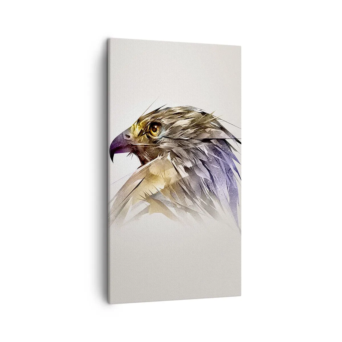 Canvastavla - Bild på duk - En kämpes porträtt - 45x80 cm