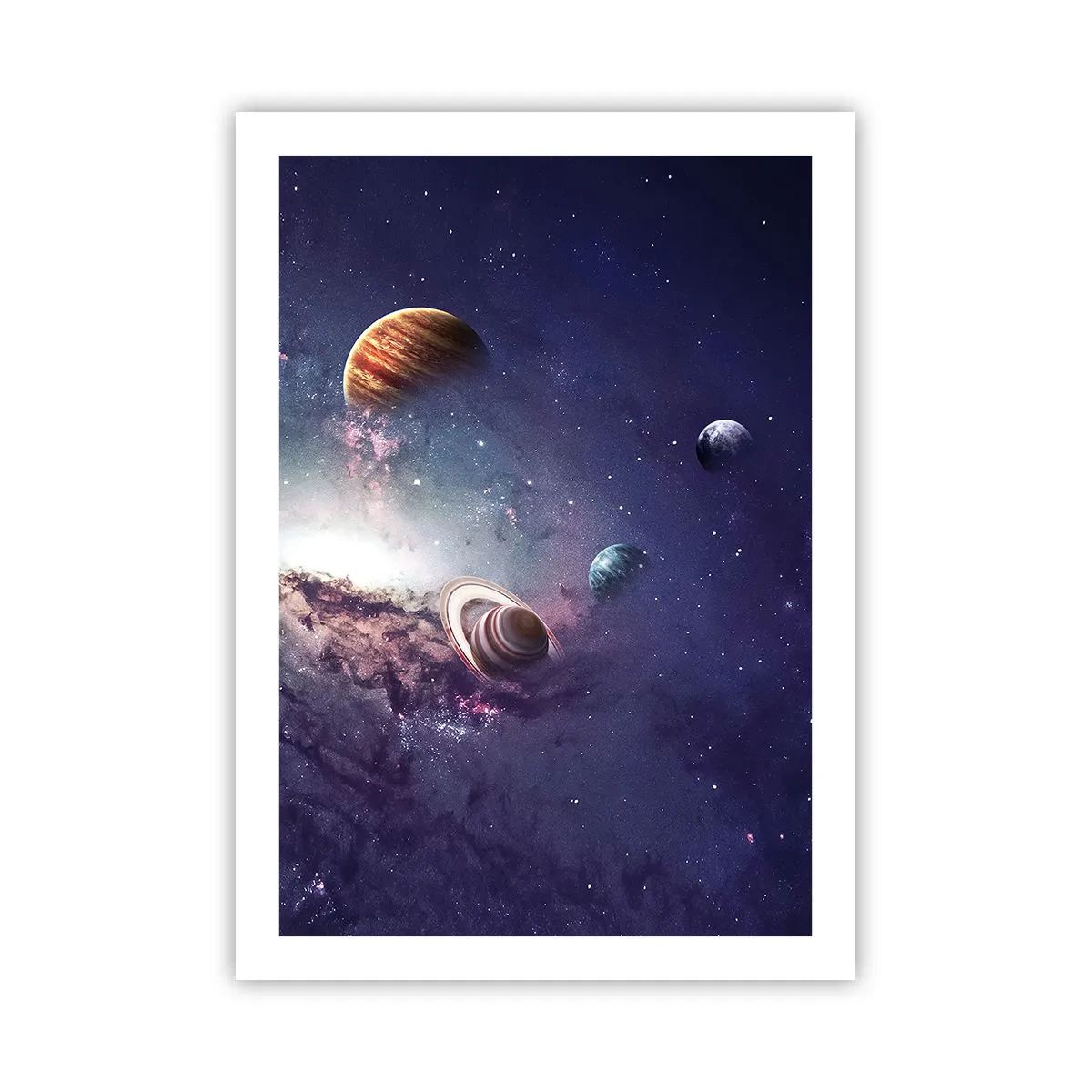 Affisch - Sol- och danssystem - 50x70 cm