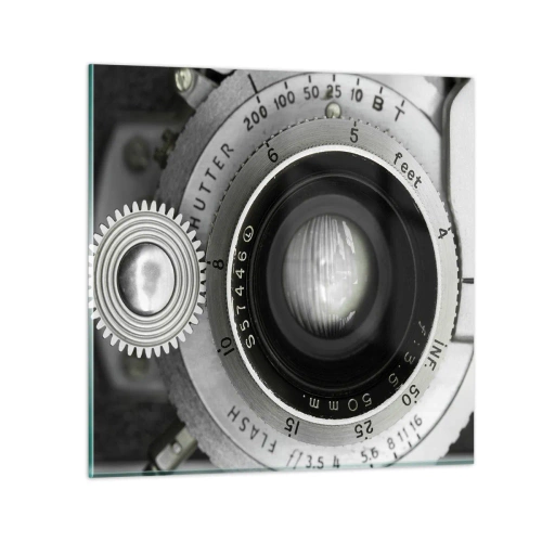 Glastavla - Bild på glas - En berättelse om Hollywood - 70x70 cm