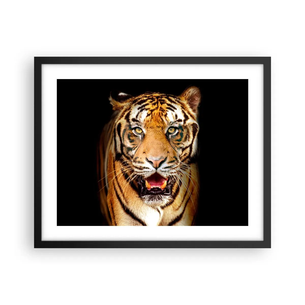 Affisch i svart ram - Vilt hjärta - 50x40 cm