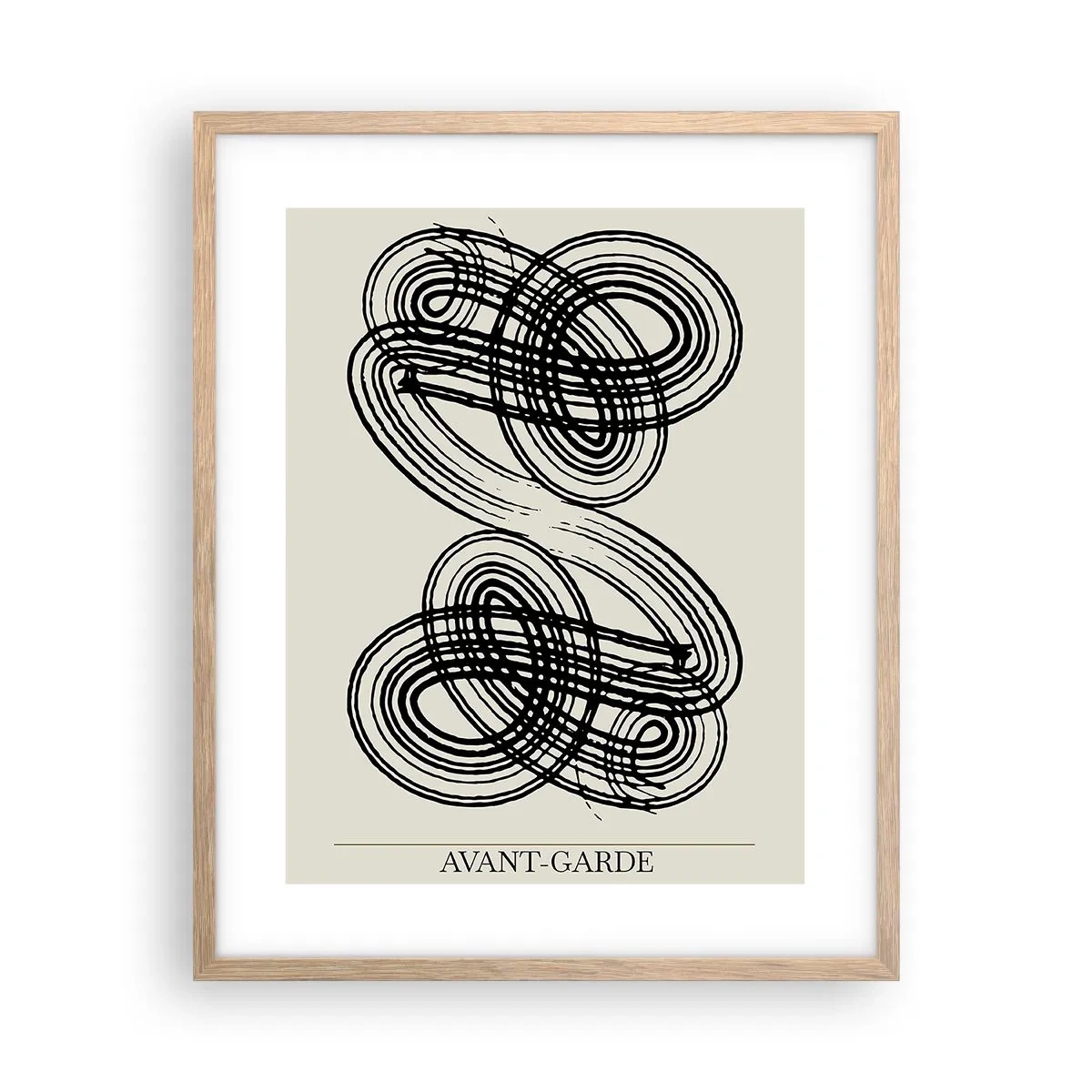 Affisch i ram av ljusek - Det kom ut spontant - 40x50 cm