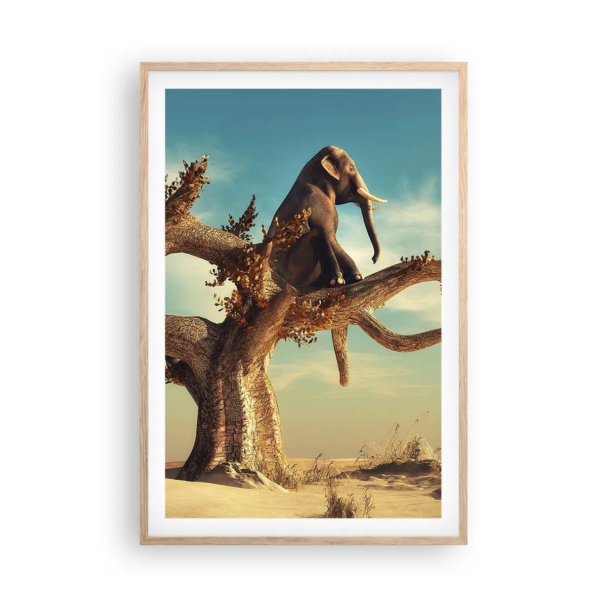 Affisch i ram av ljusek - Ny synvinkel - 61x91 cm