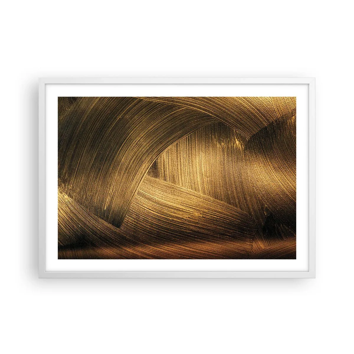 Affisch i vit ram - I gyllene labyrint - 70x50 cm