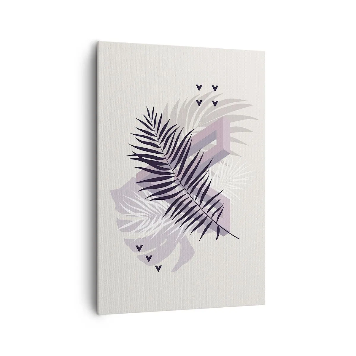 Canvastavla - Bild på duk - Skuggans skugga - 70x100 cm