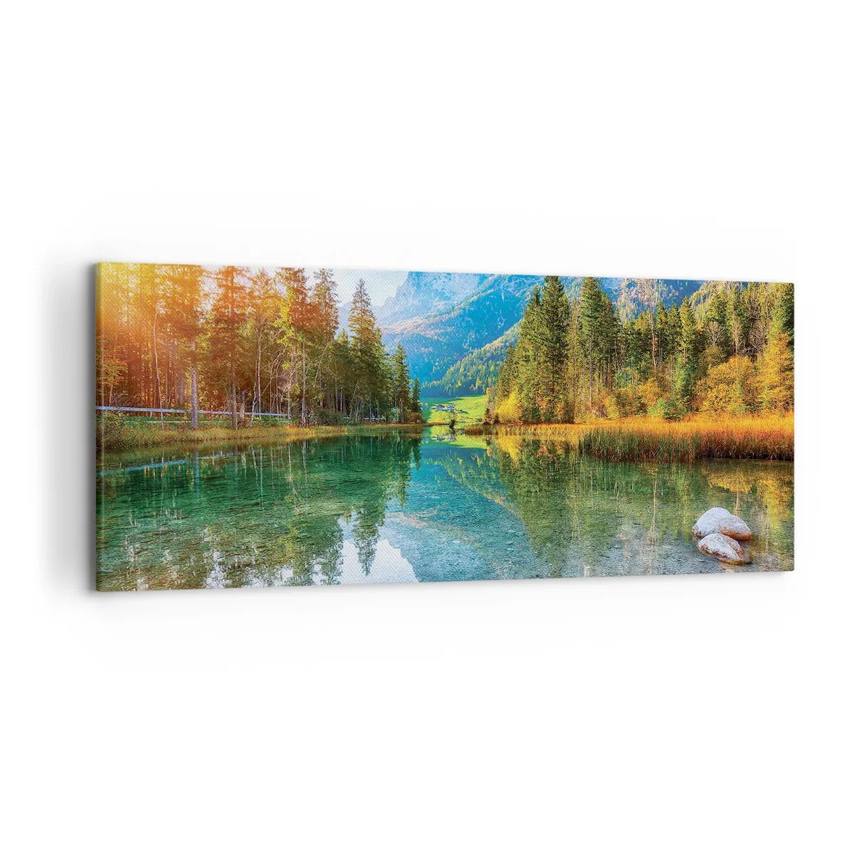 Canvastavla - Bild på duk - Höstens mildhet - 120x50 cm