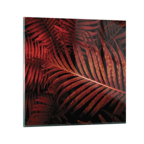Glastavla - Bild på glas - Livets glöd - 30x30 cm
