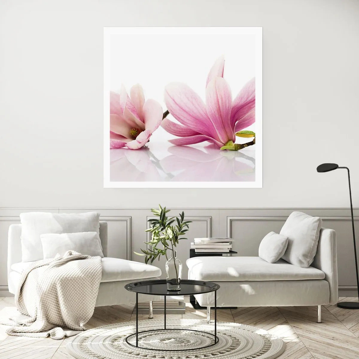 Affisch - Lätta som vårkänslan - 40x40 cm