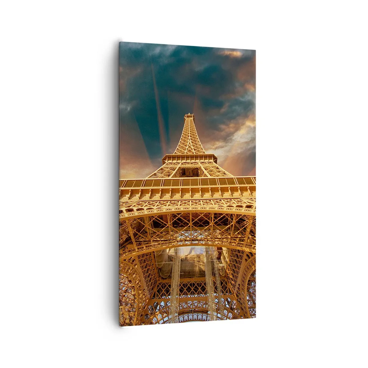 Canvastavla - Bild på duk - Hur mänskligheten nådde himlen - 65x120 cm