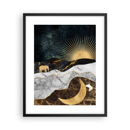 Affisch i svart ram - Eviga lagar - 40x50 cm